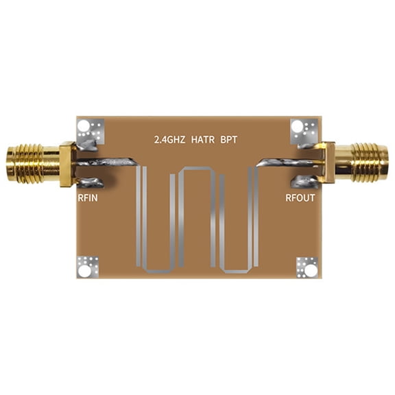 COOLHOOD 2.4GHZ Microstrip Bandpass Filter Optimize to Noise Ratio for Clearer Reception Improve