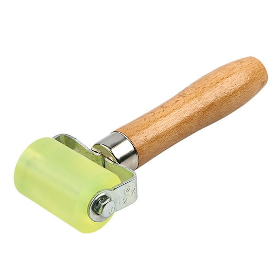 COOLHOOD Professional 48mm Rubber Roller for Edges Banding and Woodworking Welding, Silicone Seam Wallpaper Tool