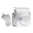 thumbnail image 1 of COOLHOOD Protective Camera Case Portable Storage Bag for Small 12 Film Camera with Adjustable Shoulder Strap Silver, 1 of 2