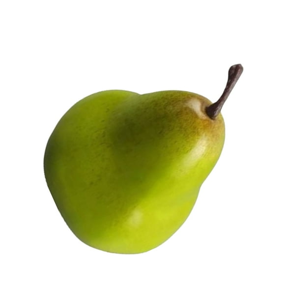 COOLHOOD Realistic Artificial Pear for Home and Shop Decoration Decorative Simulated Fruit for Kitchen or Dining Room Display