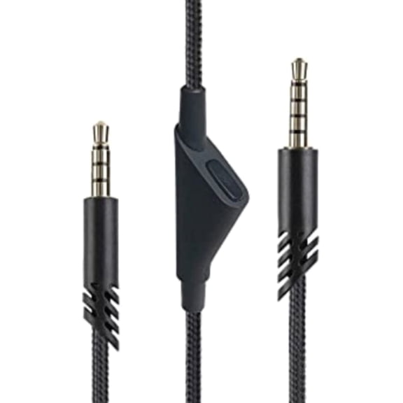 COOLHOOD Replacement Cable for A40TR/A40/A10 Gaming Wire with Mute Button Headphone Nylon Braided Cord