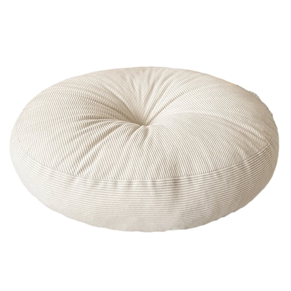 COOLHOOD Round Floor Cushion Soft Fabric Ottoman Sitting Pillow For Bay Window Living Room Meditation Relaxation Seat Pad