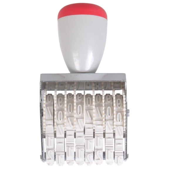 COOLHOOD Rubber Stamp Line Dater 6 Digits Or 8 Digits Rubber Number Stamp Scrapbooking Date Stamp Rotating Stamp Office Stamp