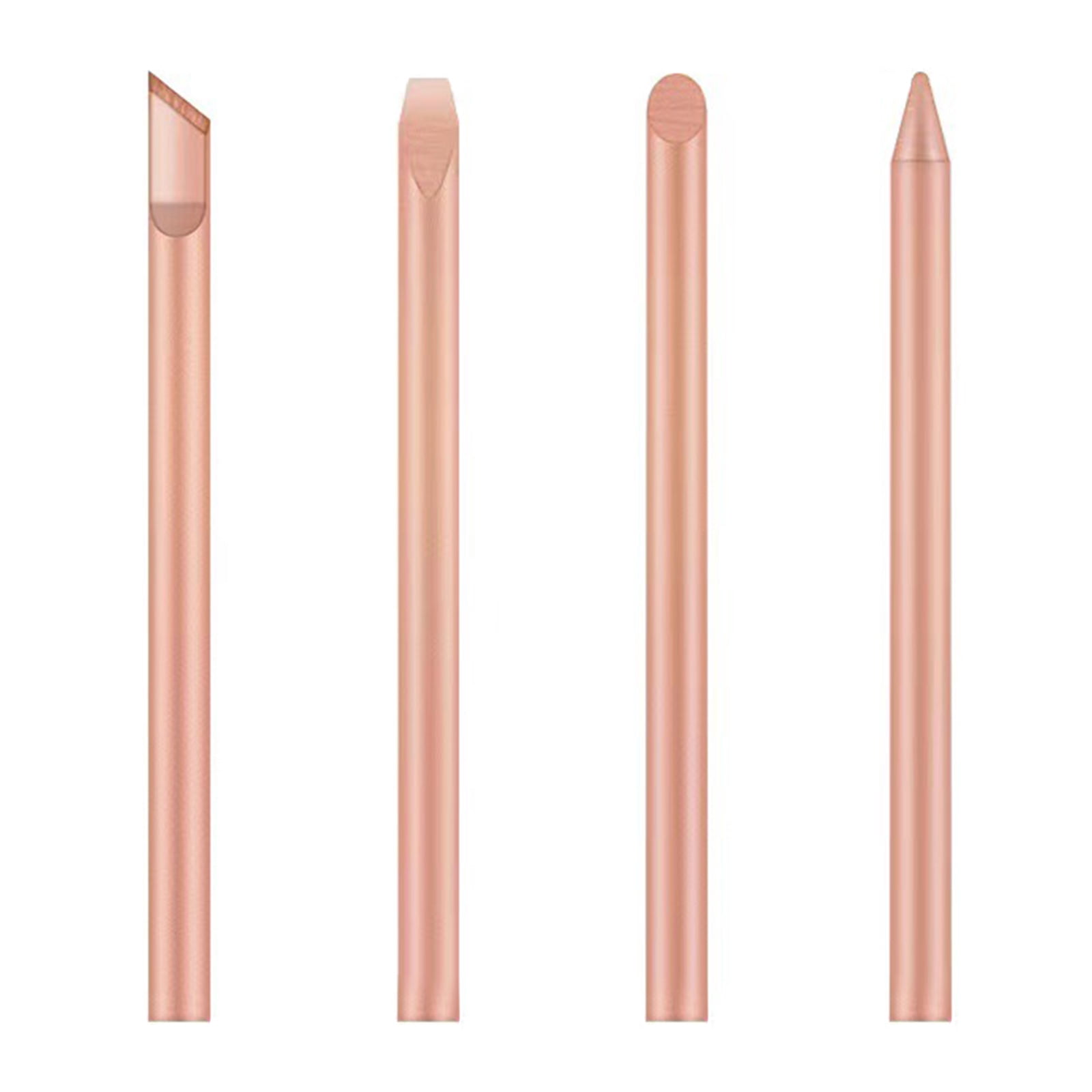 COOLHOOD Set of 4 Solder Tips in Copper Soldering Iron Tips for Fast ...