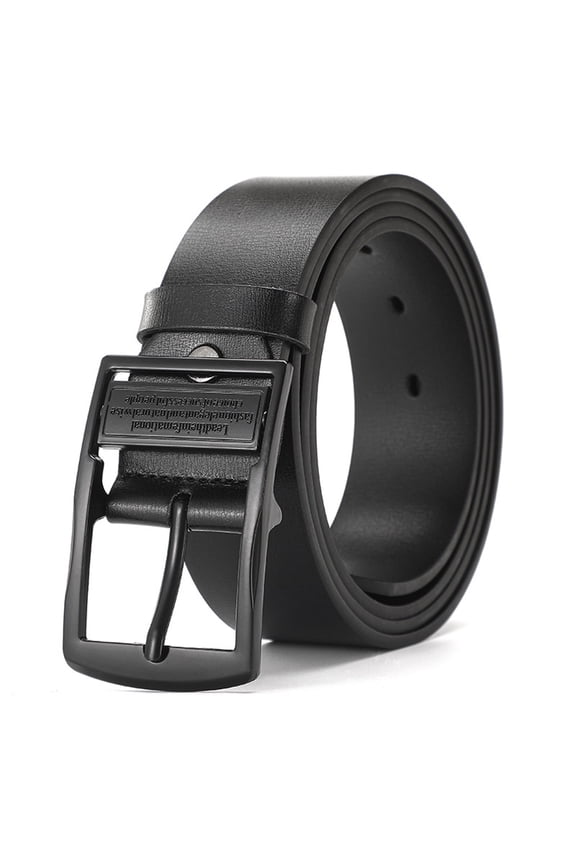 Simple Belt Flexible PU Leather Waiststrap Adjustable Waistband For Men Women Daily Outfit And Business Occasion