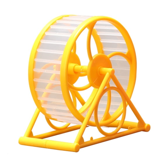 COOLHOOD Small Bird Hamster Running Wheel with Stand Household Running Jogging Toy Playing Wheel Household Running Jogging Toy