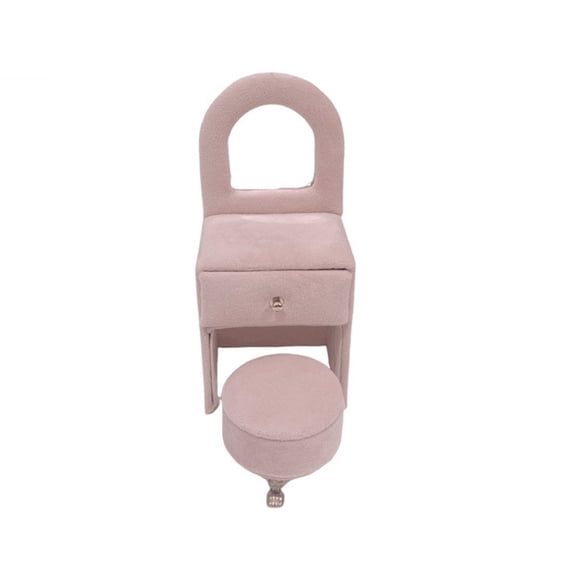 COOLHOOD Sofa Shaped Jewelry Box Beautiful Jewelry Case Jewelry Storage Organizers Plush Texture for Fashionable Jewelry Storage