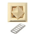 thumbnail image 1 of COOLHOOD Square Shape Clasp Turn Lock Twist Locks Handbag Bag Hardware, 1 of 3