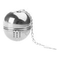 thumbnail image 1 of COOLHOOD Stainless Steels Teas Infuser with Rope Chain Teas Leaves Ball Strainer Meshes Sieves Homes kitchen Tool E, 1 of 2