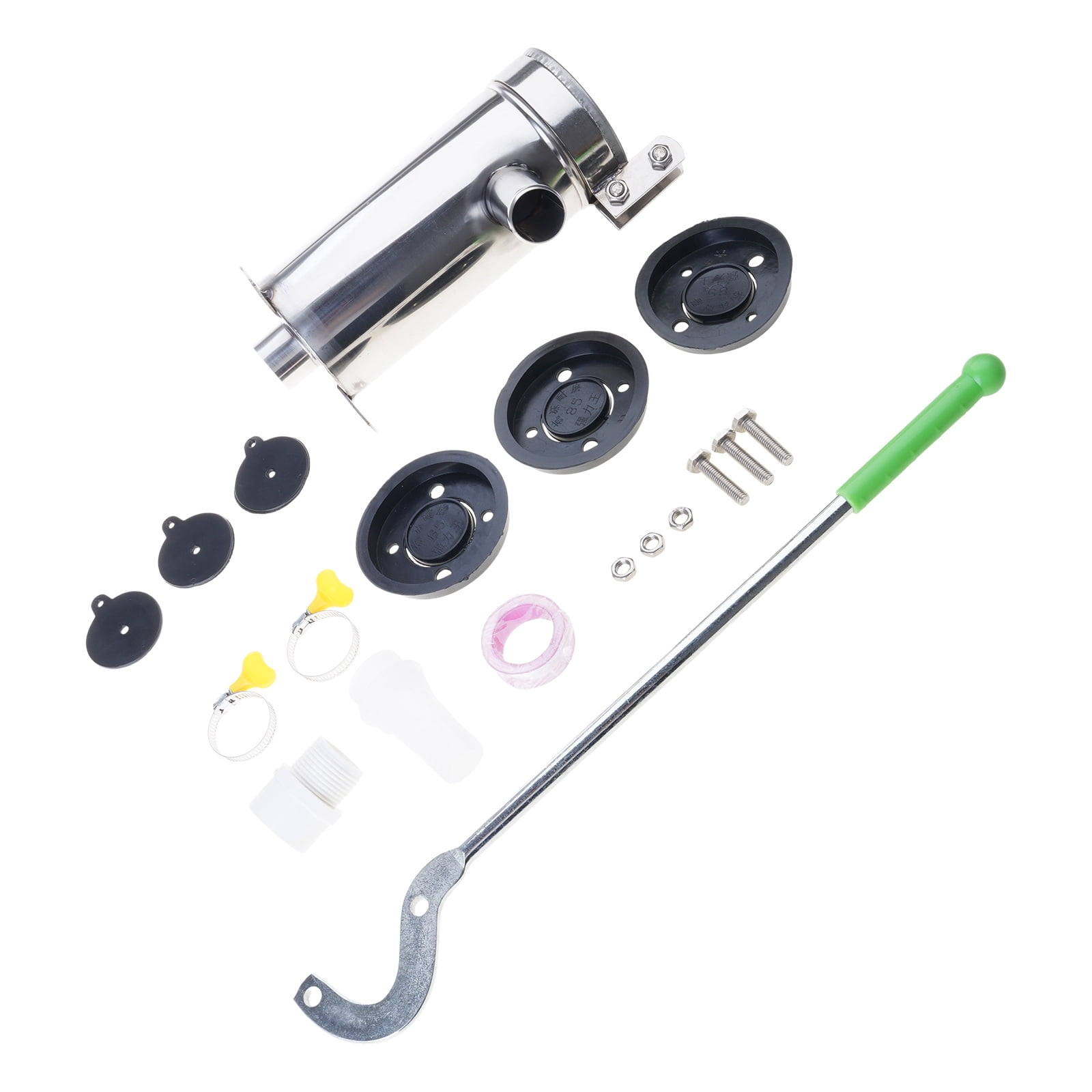 COOLHOOD Steel Manual Water Pumps Strong Hand Operated Well Pumps with 8M Suction Capacity Metal for Garden Irrigations Lawns Car