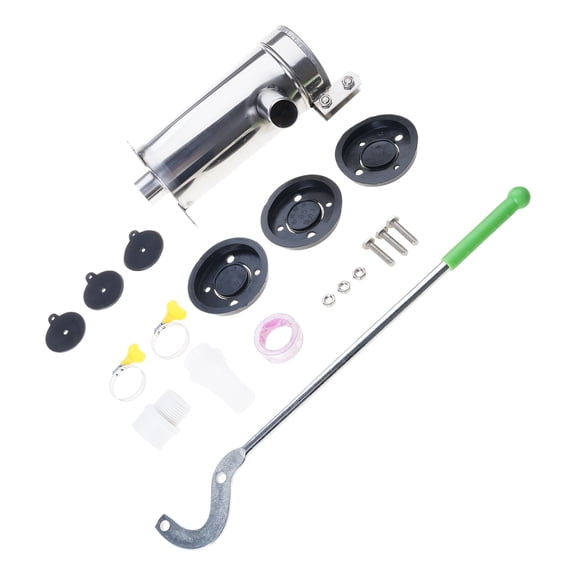 COOLHOOD Steel Manual Water Pumps Strong Hand Operated Well Pumps with 8M Suction Capacity Metal for Garden Irrigations Lawns Car