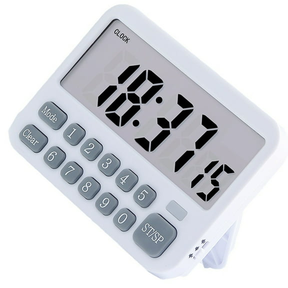 COOLHOOD Stopwatch Digital Kitchen Home Interval Timer, Countdown Clock Timing Device Fit for Cooking Studying Home Use ABS Body