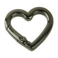 thumbnail image 1 of COOLHOOD Sturdy Alloy Spring O ,Spring Clip Heart Shape Carabiner,Metal Rings Firm Clasp Snap Hook, 1 of 2