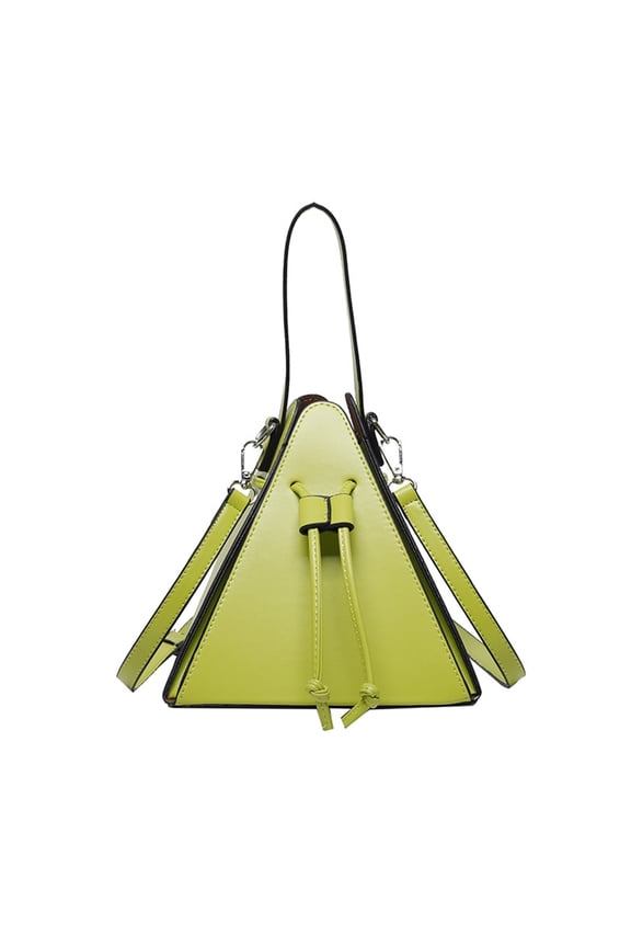 Stylish PU Triangle Shoulder Bag for Women Versatile and Crossbody Bags Handbag