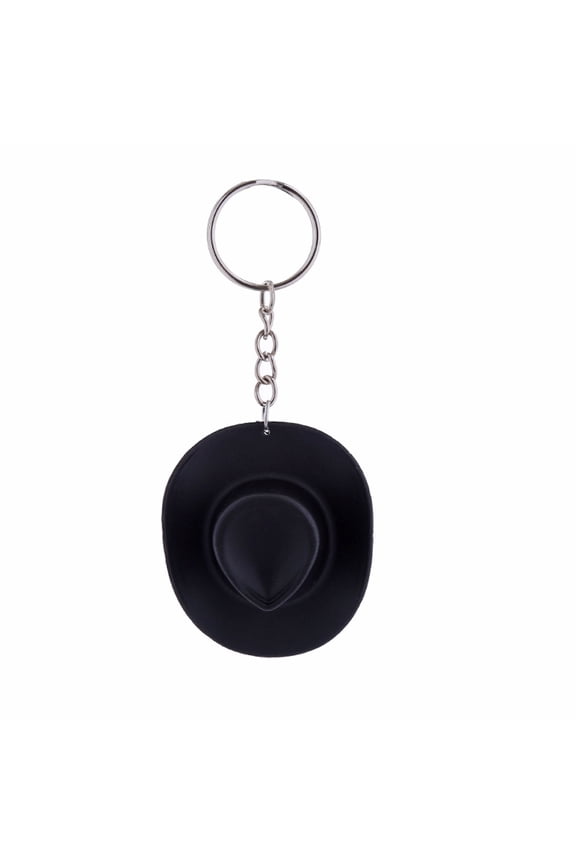 Stylish Western Cowboy Hat Keychain Pendant Keyrings Portable Bag Chains Decoration for Men Women