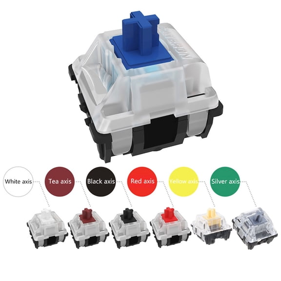 COOLHOOD Switches Interchange Mechanical Keyboard SK61 SK64 Blue, Red, Brown, Black,Yellow,