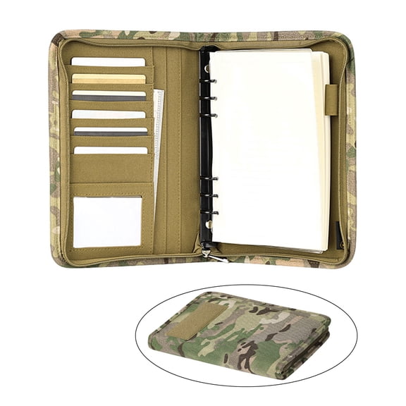 COOLHOOD Tactically Notebook Outdoor Log Book Protector Hiking Journal Case Sleeve