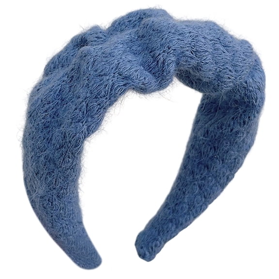 COOLHOOD Textured Headwear Acrylic Knitted Hair Hoop Feature Wide Brimmed For Fall Winter Fashion Hair Styling