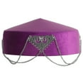 thumbnail image 1 of COOLHOOD Traditional Kazakh Hat With Elegant Fringed For Cultural Event And Everyday Wear Breathable Polyester Ethnic Headwear, 1 of 3