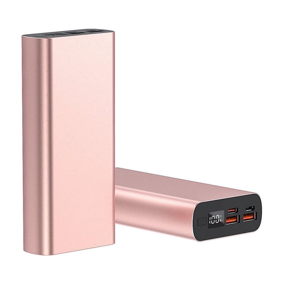 COOLHOOD Two-way 22.5W 1260110 Polymer Battery Power Supply Enclosure Case with LCD Digital Display Alloy Shell