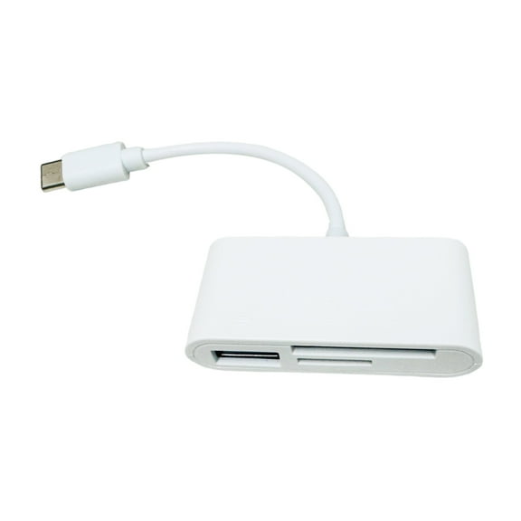 COOLHOOD USB C Card Reader Memory Card Reader Adapter Transfer Connector Simultaneously Read For Laptop Computer Accessories