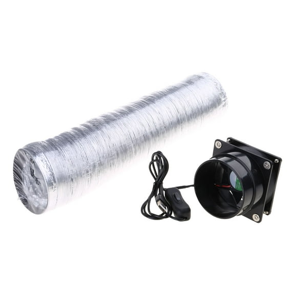 COOLHOOD USB Powered Solder Absorber Extractor Fan Pipe Duct Exhuast Fan with 1/3/6M Pipe Tub Ventilation Fan