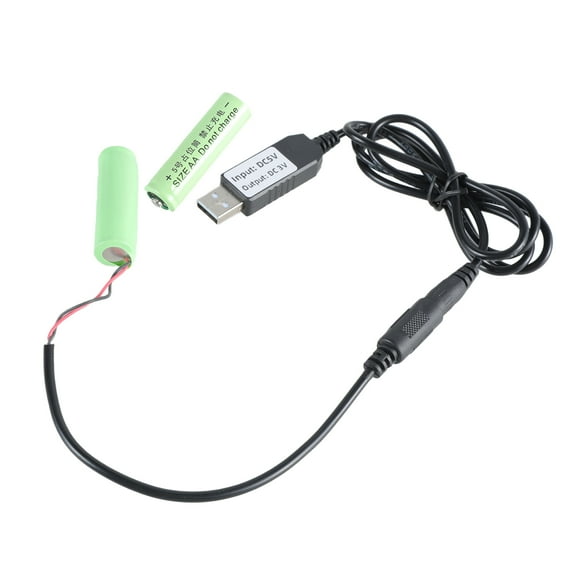 COOLHOOD USB to 3V LR6 AA Battery Eliminators USB Power Converters 5V to 3V Power Supply Converter for Toy Remote Controls