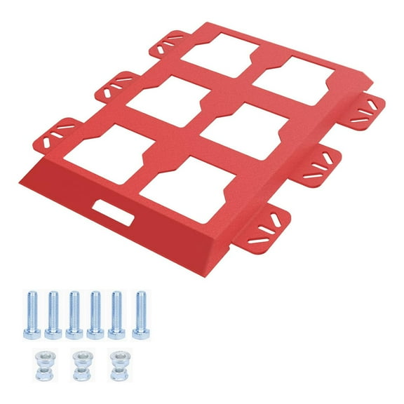 COOLHOOD Packouts Mounting Plate for Packouts Toolboxes,Aluminum Mounting Base Storage Toolboxes on Wall or Floor Half Plate