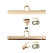 COOLHOOD Vintage Bag Metal Clasp Turn Locks Twist Button for Handbag Leather Craft Bag Purse Hardware Gold Bag Accessories