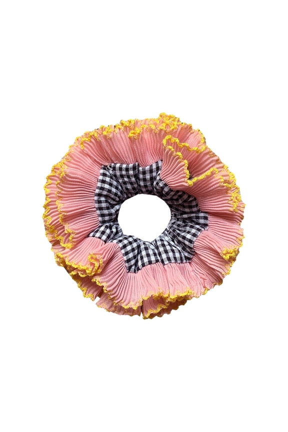 Vintage Lace Hair Scrunchies Updo Oversized Hair Scrunchy Elegant Hair Rope Scrunchy Women Ponytail Holder