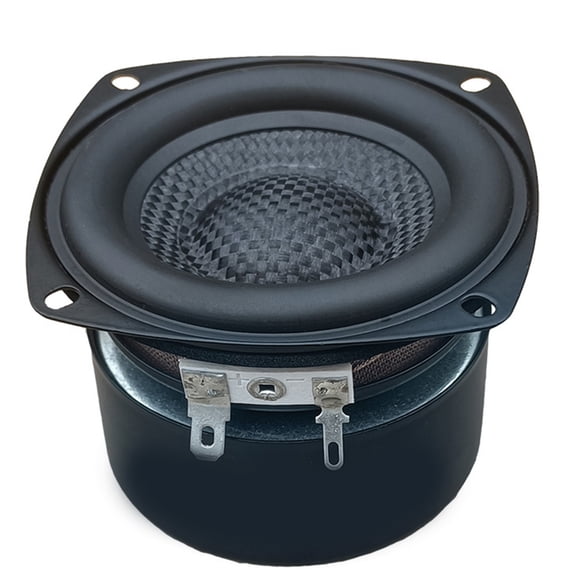 COOLHOOD Waterproof 3inch Glass Fiber Cone Woofers Subwoofer Hifi Speakers, Low Frequency Powerful Bass, 4Ohm 25W