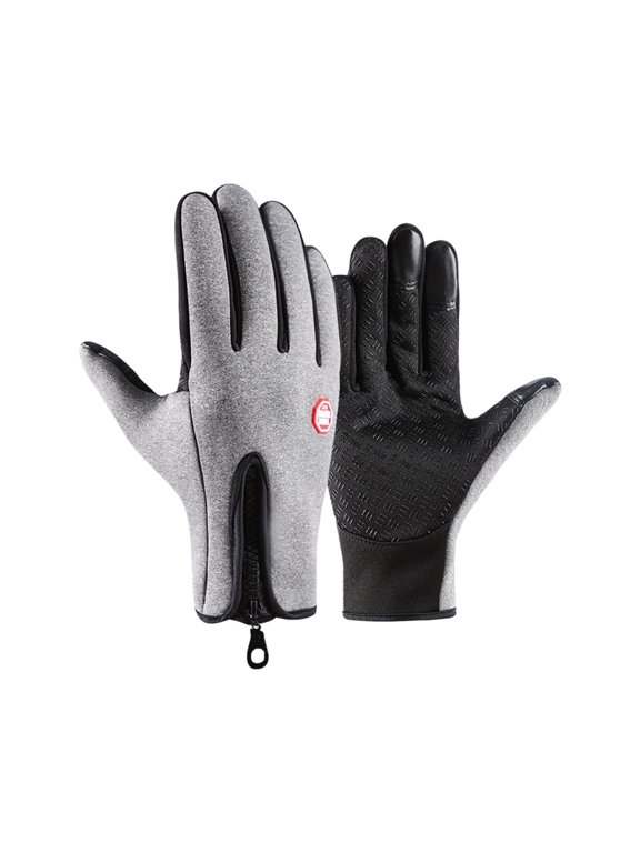 Winter Warm Touchable Screen Use Gloves For Men Women Waterproof Design NonSlip Palms Outdoor Sports