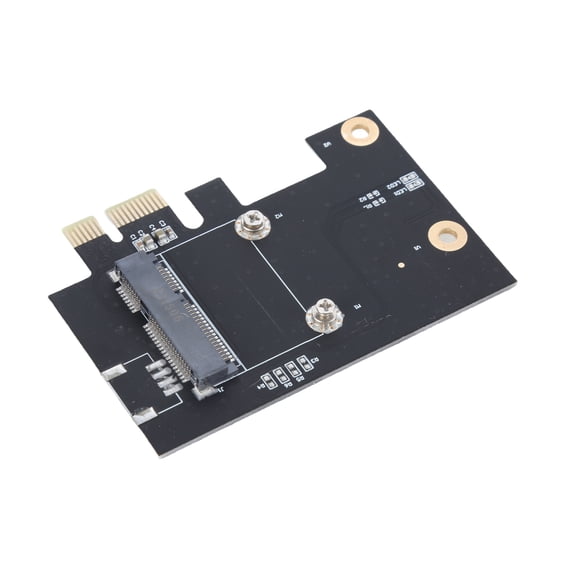 COOLHOOD Wireless Card Half PCIExpress to PCIE 1X Adapter Card for Half PCIE Wifi Adapter Desktop Computer