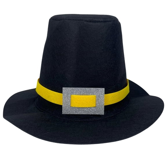 COOLHOOD Wool Pilgrims Hat with Classical Design for Formal Event Comfortable Breathable Costume for Thanksgiving