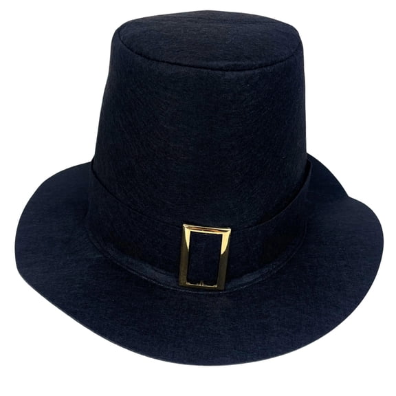 COOLHOOD Wool Pilgrims Hat with Classical Design for Formal Event Comfortable Breathable Costume for Thanksgiving