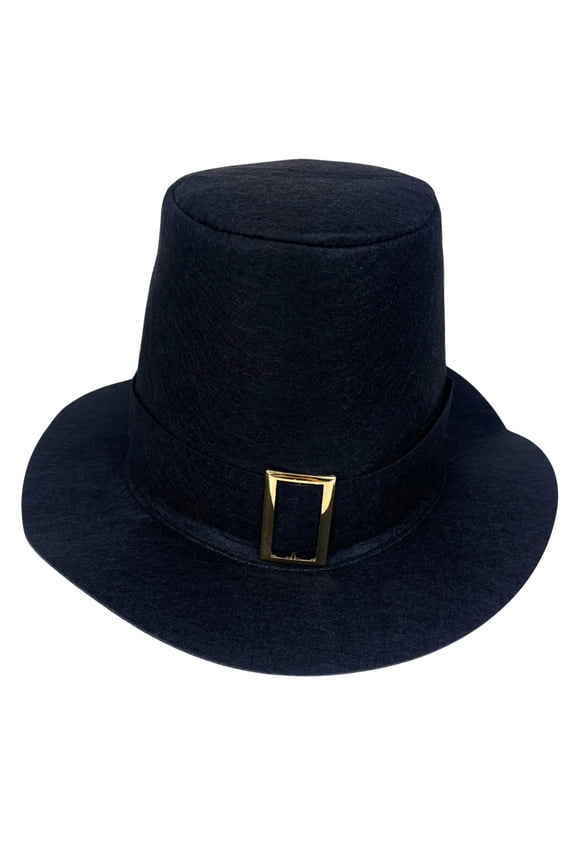Wool Pilgrims Hat with Classical Design for Formal Event Comfortable Breathable Costume for Thanksgiving