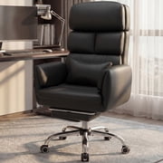 COOLHUT Big and Tall Office Chair 500LBS, Wide Seat Executive Office Desk Chair with Adjuatable Armrests and Headrest, PU Leather Hight Back Computer Chair with