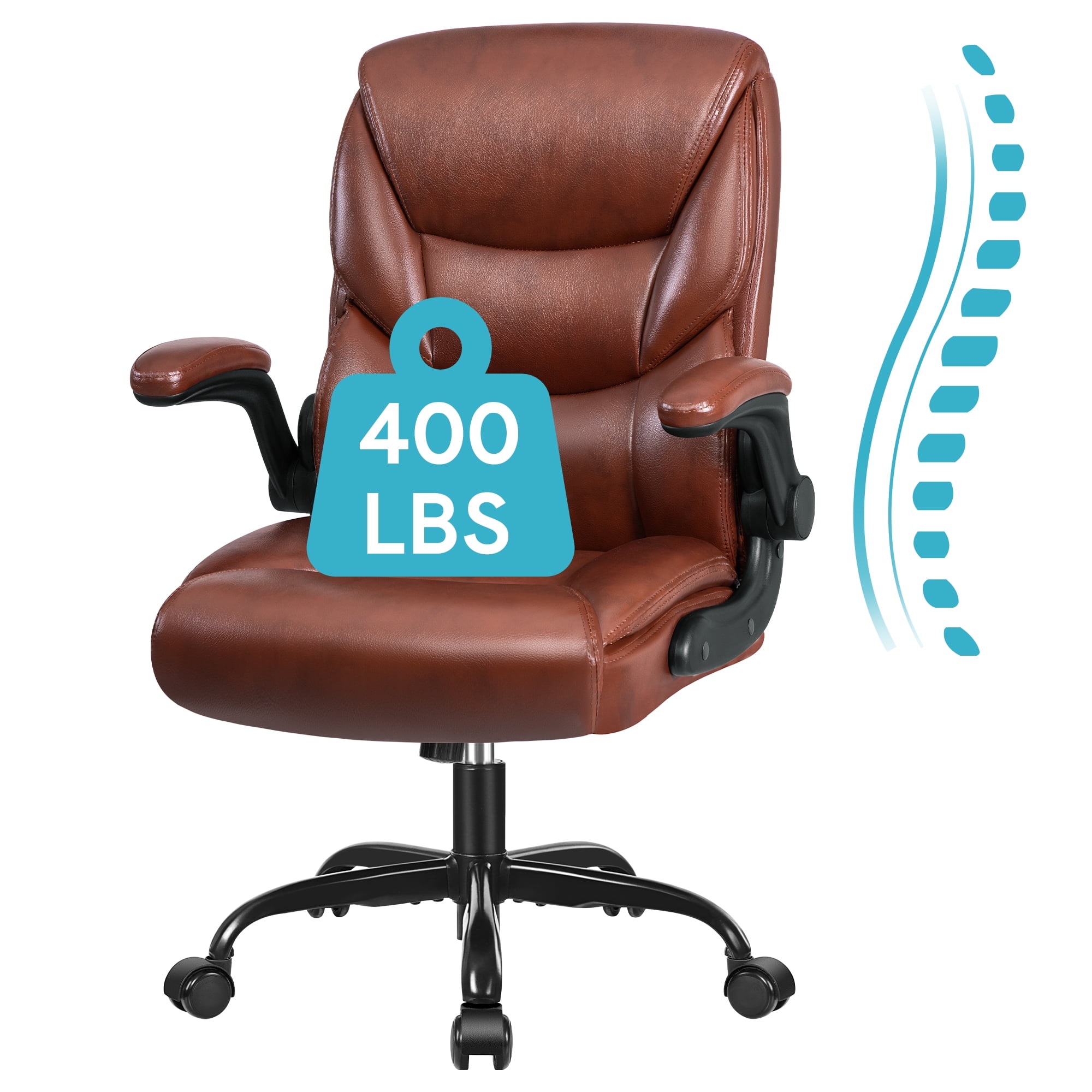 Leather Best Chair For Fat Person 400 Lbs Best Office Chair For