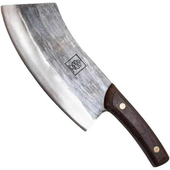 COOLINA Altomino Handmade Chef Knife, 7.1 in High Manganese Clad Steel Blade, for Slicing Meat and Vegetables