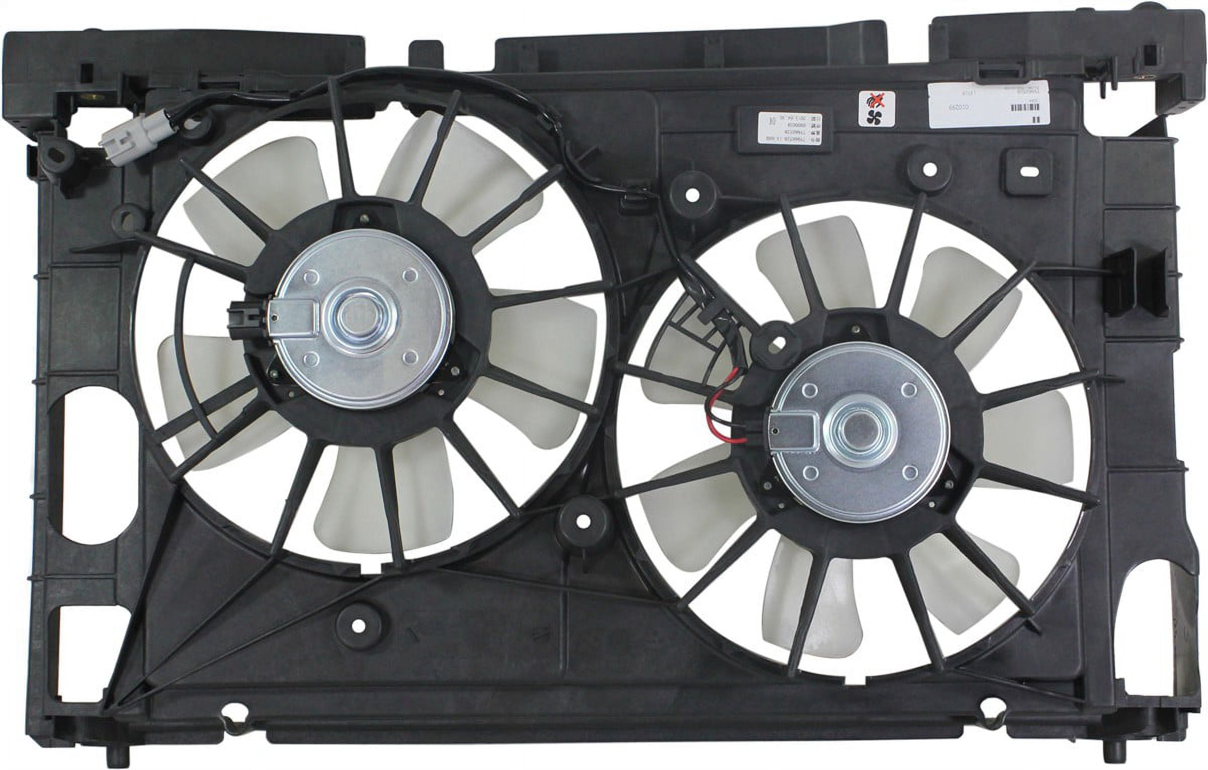 COOLING FAN ASSEMBLY Compatible with TOYOTA PRIUS/PRIUS PLUG-IN 2010 ...
