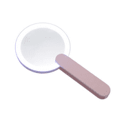 COOLJEEN Rechargeable Makeup Mirror for Travel Vanity Mirror with Lights Handheld Pink 4''