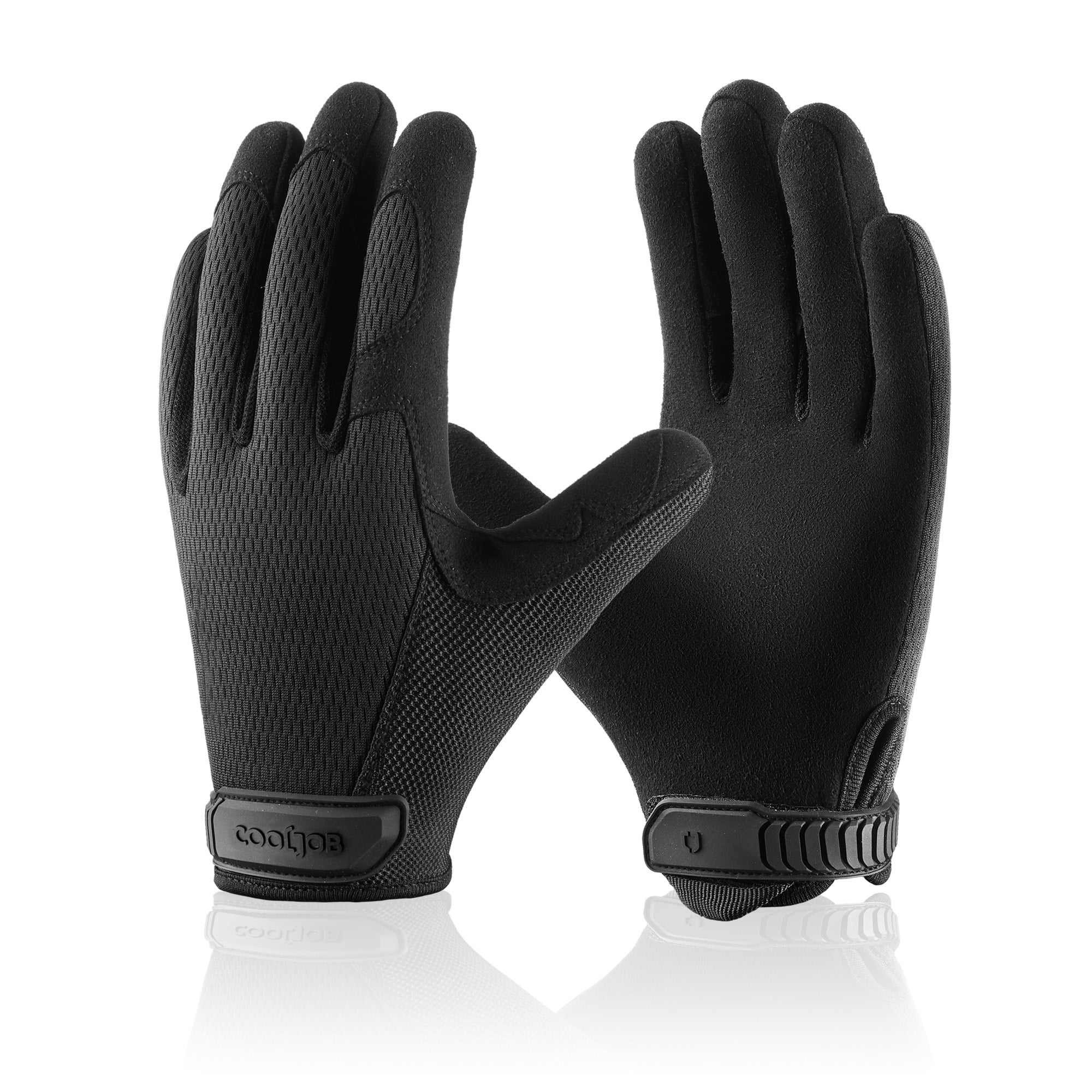 COOLJOB Touchscreen Utility Work Gloves for Men, Breathable Cooling