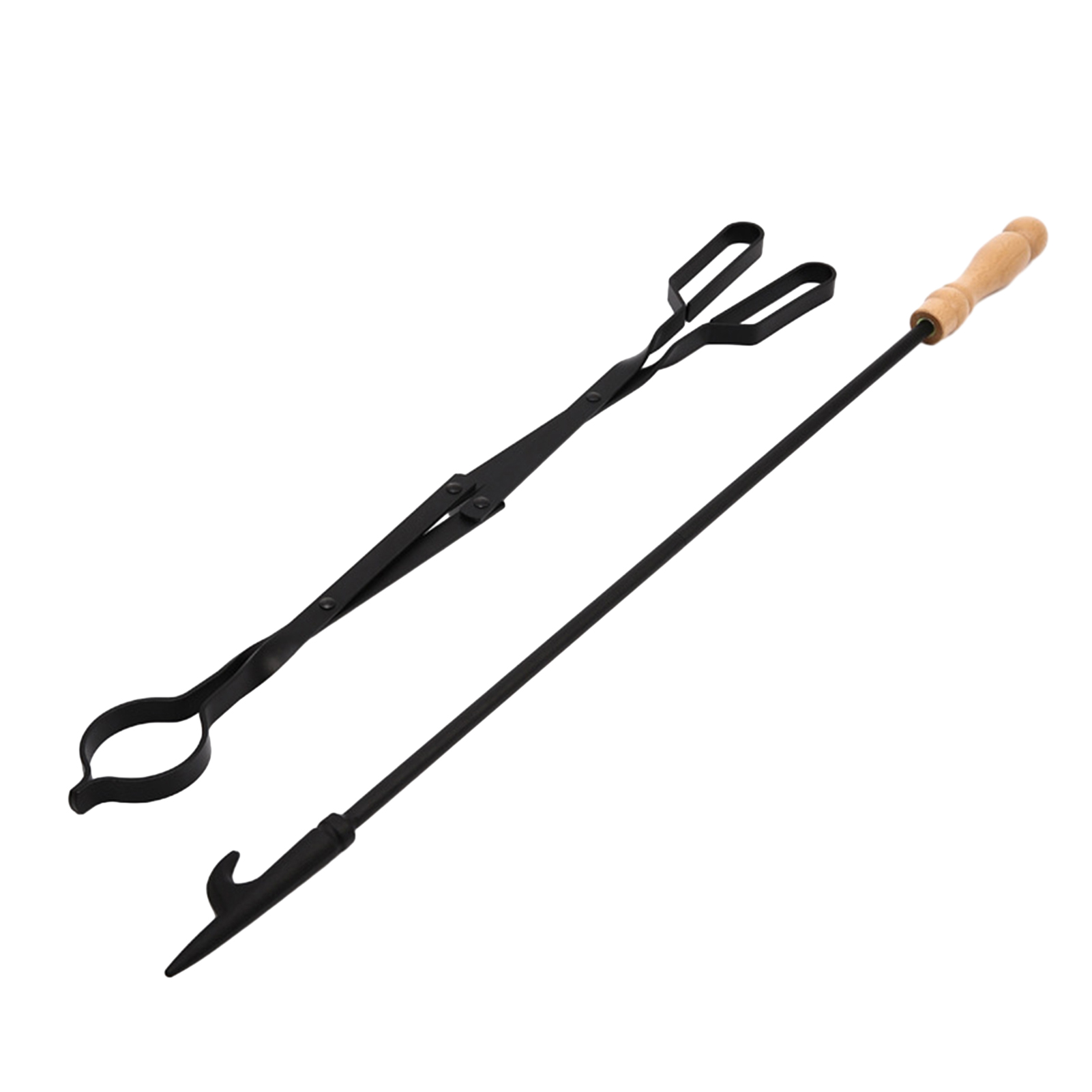 COOLL 1 Set Heavy Duty Camping Fireplace Tool Scissor Shaped Long