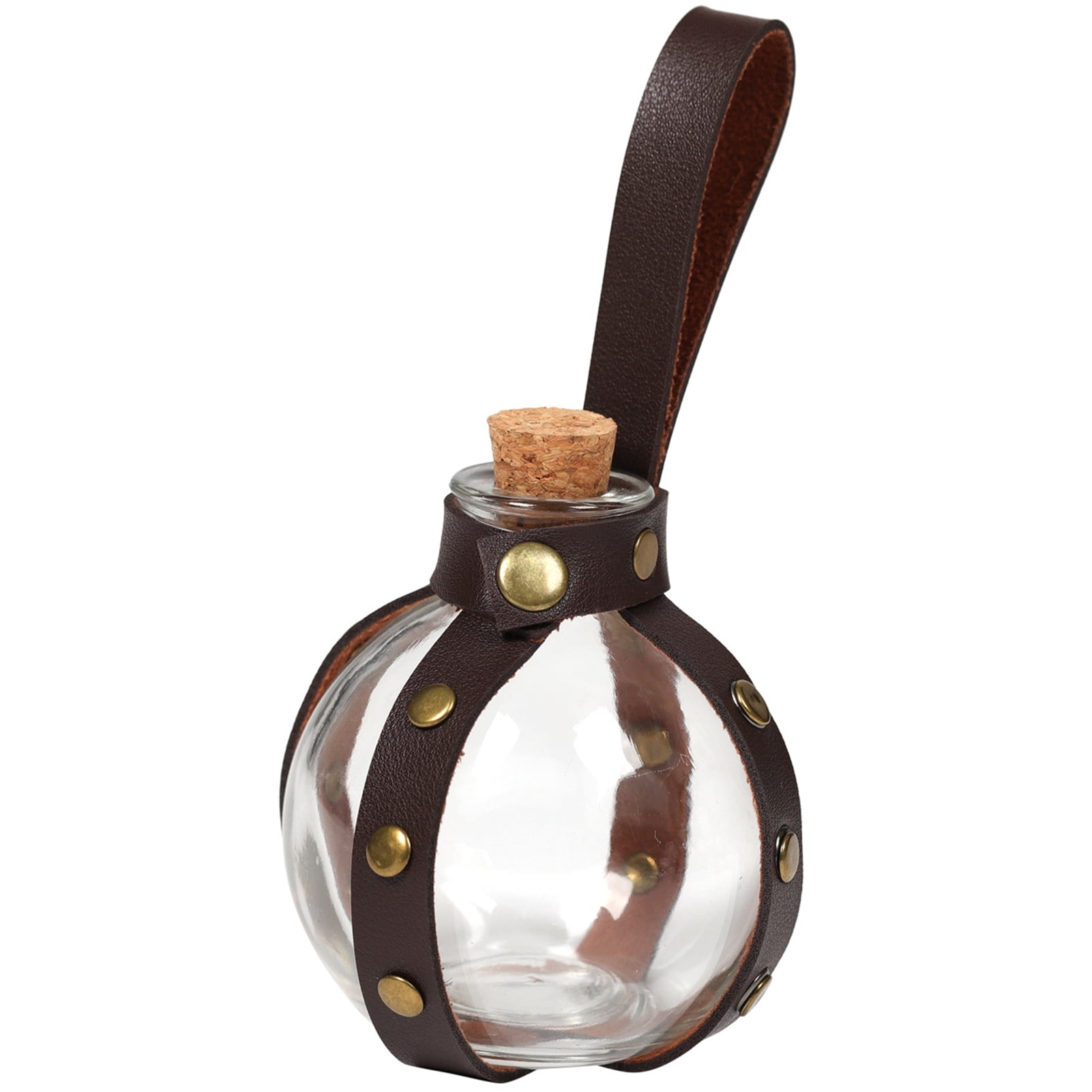 COOLL Glass Bottle with Cork Top 250ml Glass Witch Bottle with Cork Top
