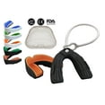thumbnail image 1 of COOLLO SPORTS Boil and Bite Mouth Guard with Strap DBT Sport Mouthpiece for Football, Hockey, Rugby, Lacrosse (Free Case Included) -Adult Size (Ages 11 & Above), 1 of 8