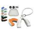 thumbnail image 1 of COOLLO SPORTS Boil and Bite Mouth Guard with Strap DBT Sport Mouthpiece for Football, Hockey, Rugby, Lacrosse (Free Case Included) -Adult Size (Ages 11 & Above), 1 of 8
