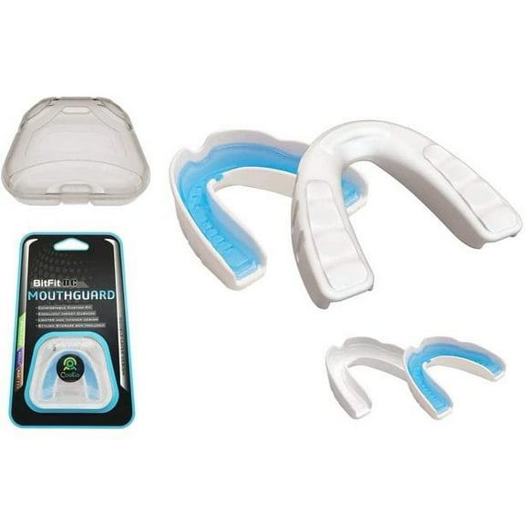 COOLLO SPORTS Boil and Bite Mouth Guard DC for Karate, Martial Arts, Wrestling, Boxing, MMA (Free Case Included) -Adult Size (Ages 11 & Above)