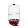 thumbnail image 1 of Elegant Escape Small Round Bird Cage with Graceful Design, Durable Metal Construction, Compact Size, and Comfortable Space, 1 of 4