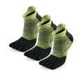 thumbnail image 1 of COOLMAX Unisex Toe Socks 3-Pack - Separated Toe Design for FiveFingers Shoes & Daily Wear, 1 of 6