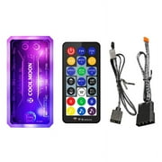 COOLMOON RGB Fan Music Controller PC Cooling Chassis Silent Fan Hub